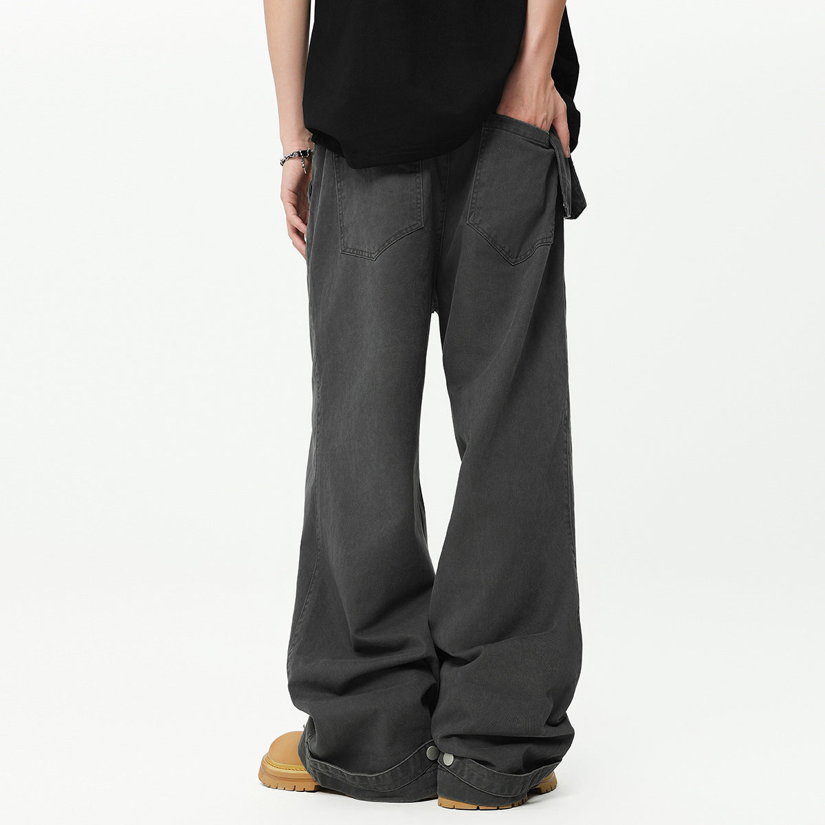 Fashion American Straight Cargo Pants Men